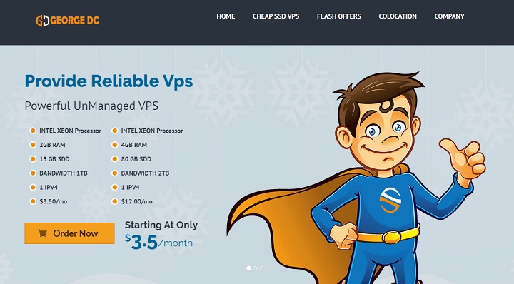 「georgedatacenter」洛杉矶VPS:1核1G/100GB硬盘/1TB流量/1Gbps/KVM/15美元/年,另有windows7/8/2012/2016系统VPS达拉斯芝加哥机房 「georgedatacenter」洛杉矶VPS:1核1G/100GB硬盘/1TB流量/1Gbps/KVM/15美元/年,另有windows7/8/2012/2016系统VPS达拉斯芝加哥机房